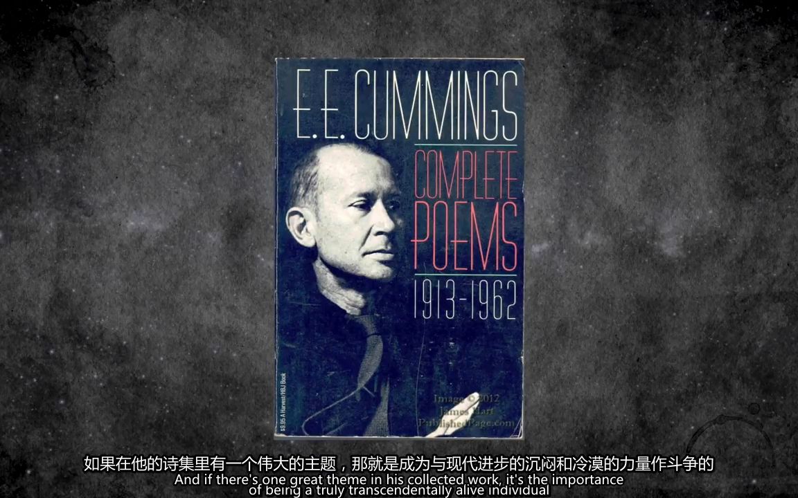 自制双语字幕|E.E.卡明斯的创作|nerdwriter1-How E.E. Cummings Writes A Poem