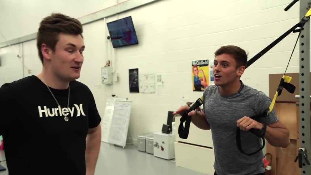 【oli white】【tom daley】learning to dive with tom daley