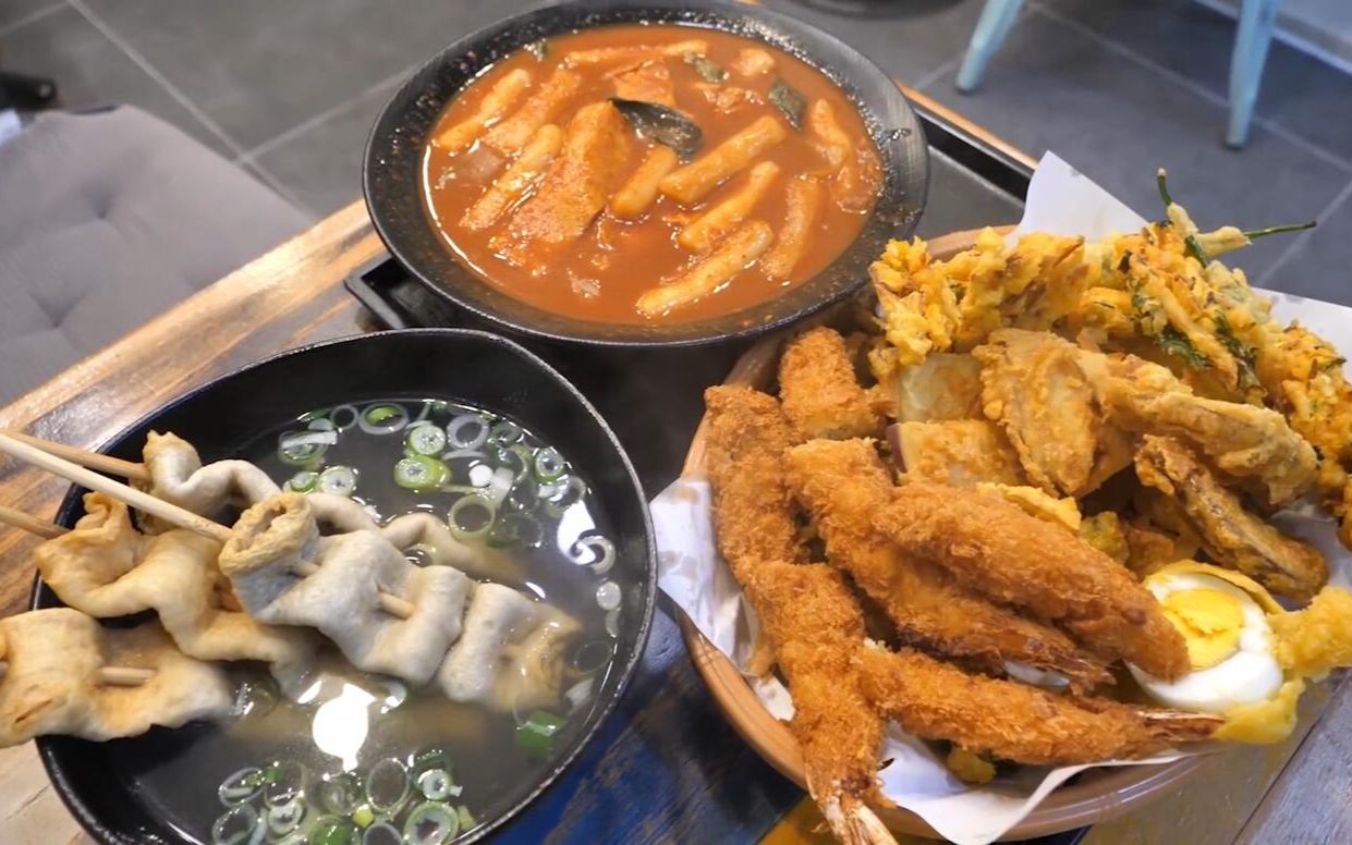【韩国街边小吃】2种口味大虾串 超简单好吃！ - 哔哩哔哩