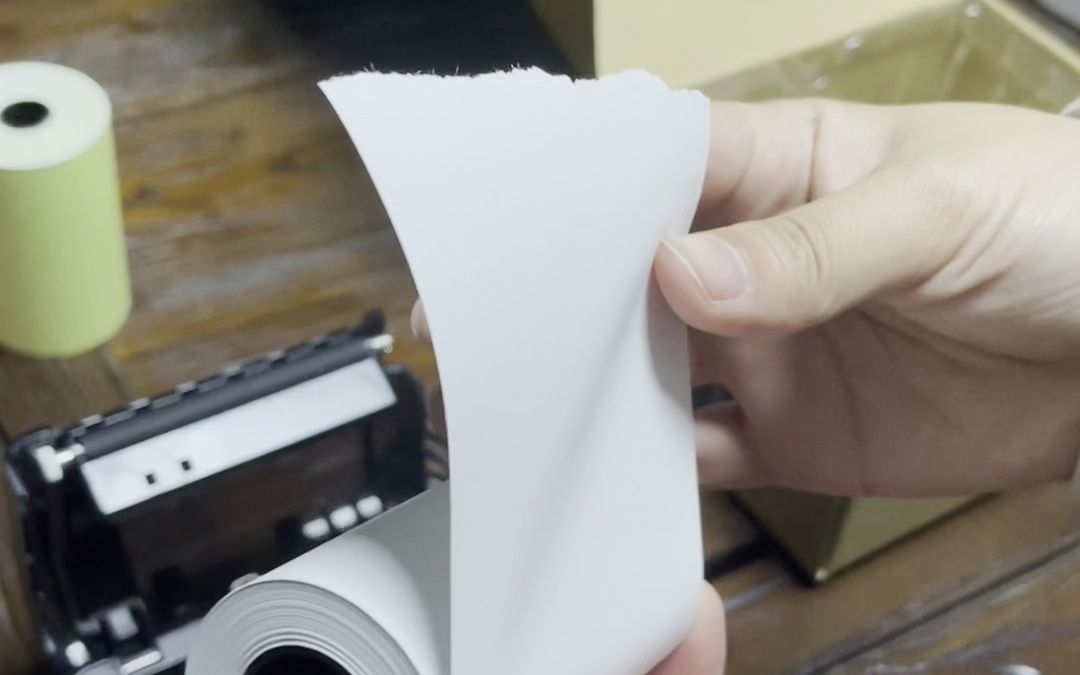 磅单打印机装纸及使用教程