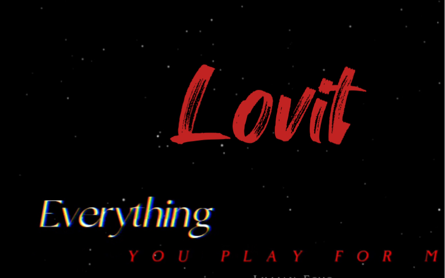 【歌词排版】Lovit “我喜欢被你玩弄的感觉” 色气向踩点 涩车 版本二