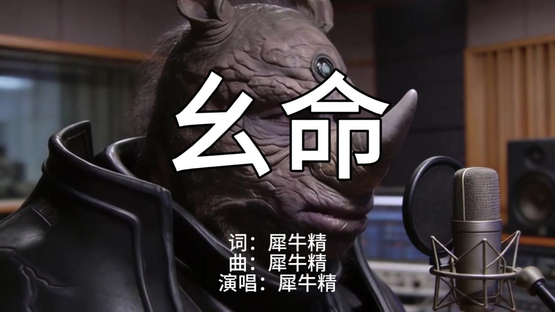 犀牛精新歌《幺命》：临了才知道自己几斤几两