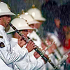 1997年6月30日、英军撤离香港，冒着大雨举行告别仪式