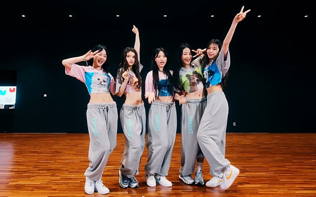 【4K镜面】NewJeans - ETA 练习室 带节拍 分段循环 直拍 画放大 替音轨♡扒舞专用