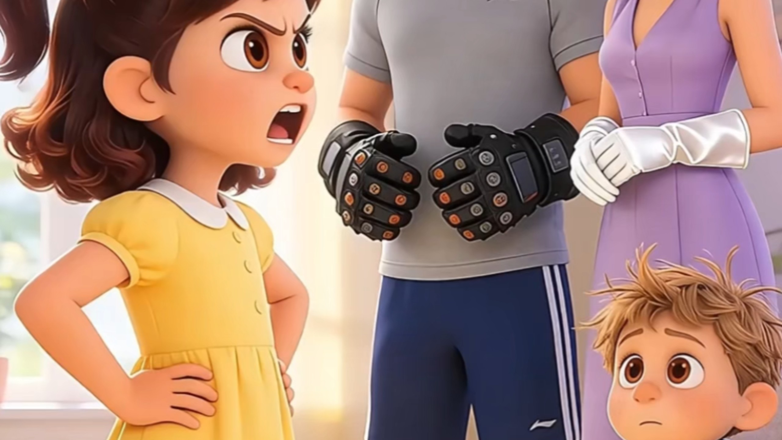 大晴天的你们怎么都戴手套呢