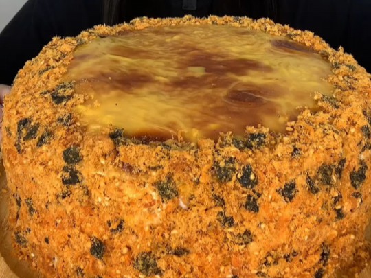 【油炸蛋】4.20 岩烧乳酪肉松爆浆蛋糕