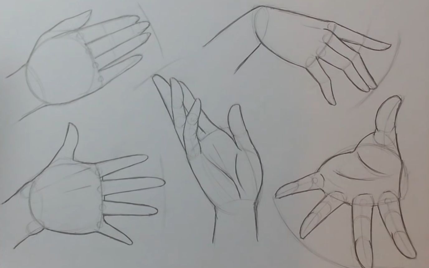 Anime hand point