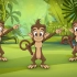 Monkey Dance ! HIT song for kids by Kidz Area