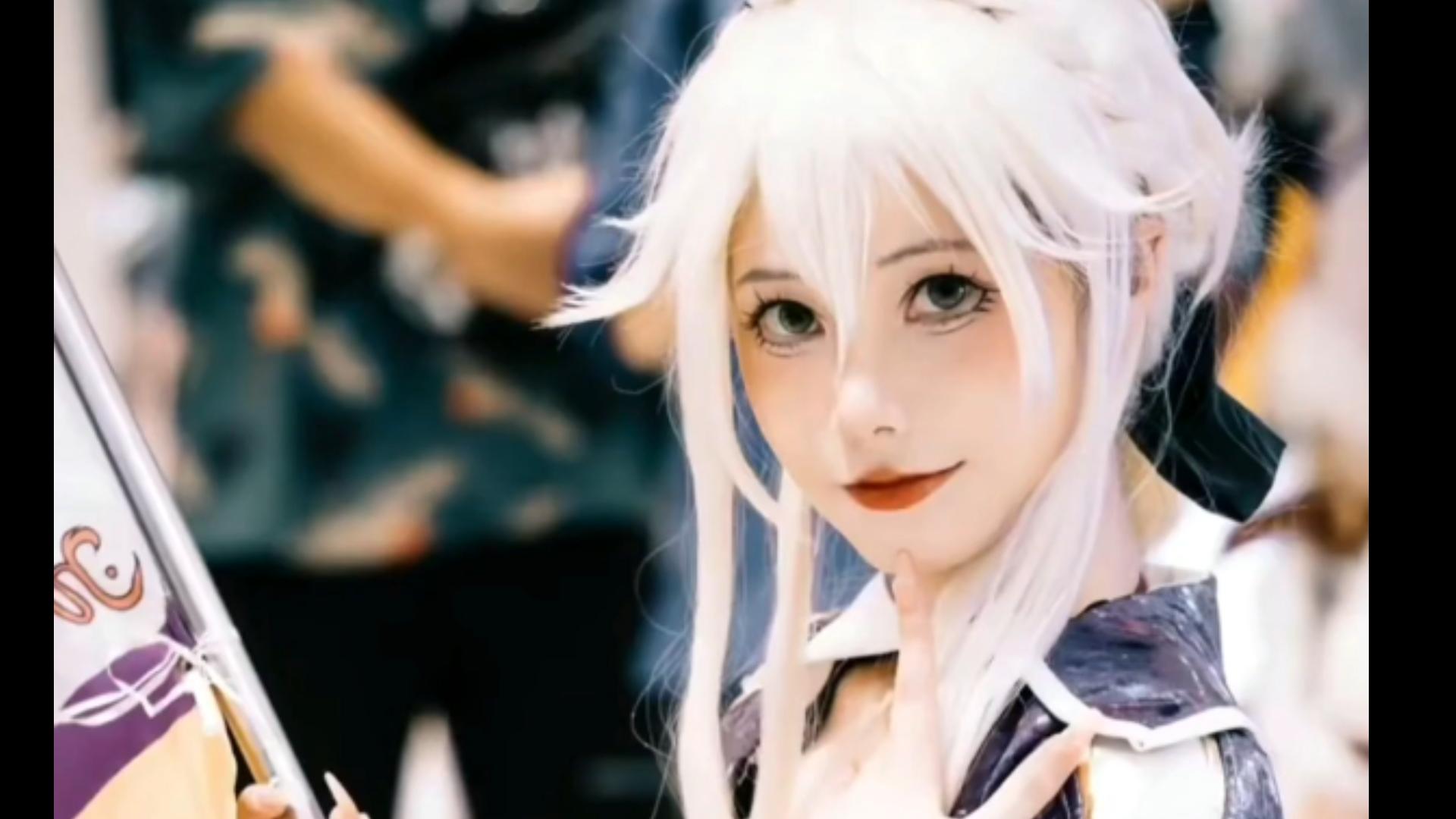 [QCos]Fate GrandOrder Saber Cosplay 黑槍呆