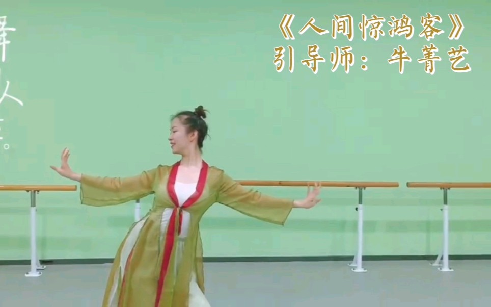 古风舞蹈人间惊鸿客舞姿刚柔并济简单易学我非人间惊鸿客乃是人间一