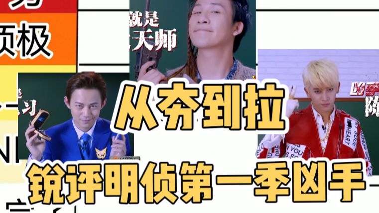 从夯到拉，锐评明侦第一季所有凶手