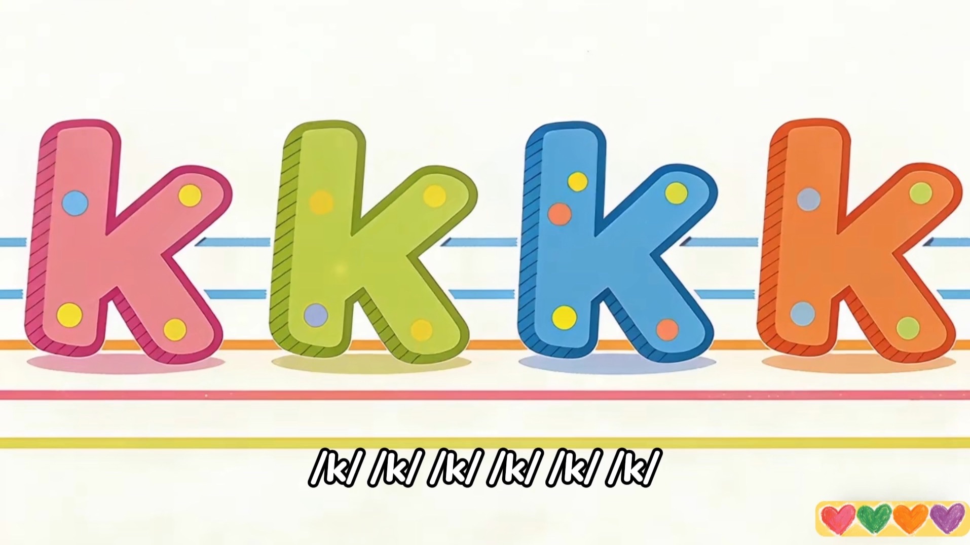 The letter of the day - Kk