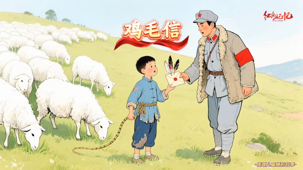 红色经典故事《鸡毛信》