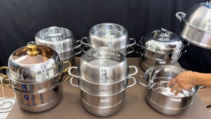 不锈钢蒸锅选哪款靠谱？ 蒸锅 不锈钢蒸锅 三层蒸锅 多功能蒸锅推荐 无限回购的宝藏单品