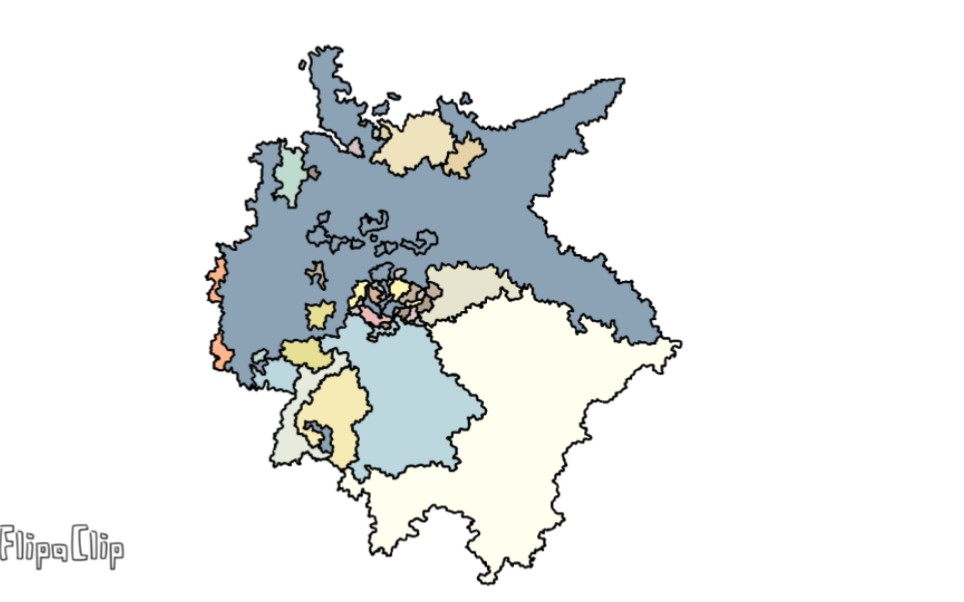 加入德意志邦联的主要国家(部分)