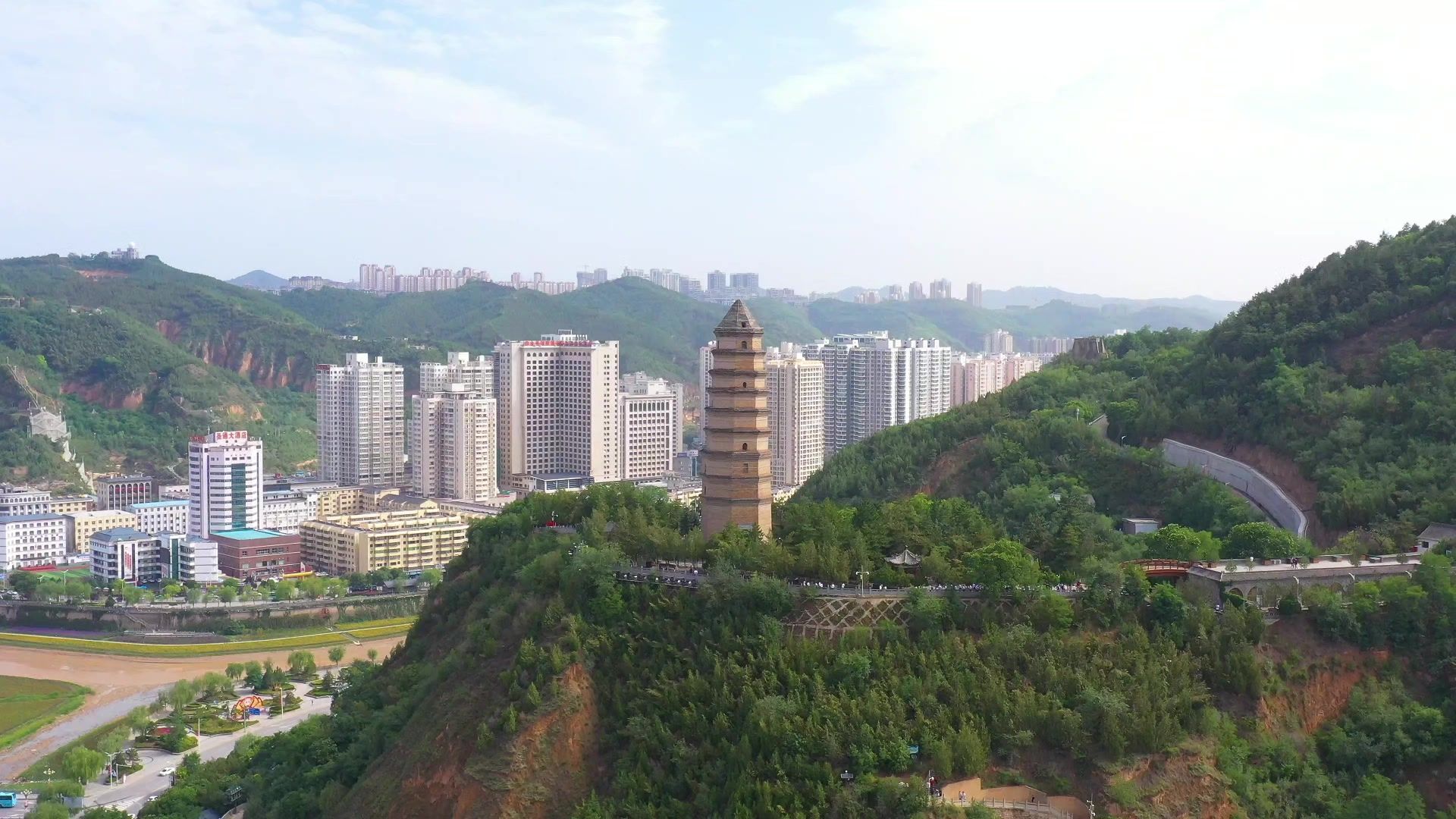 【空镜素材】延安宝塔山