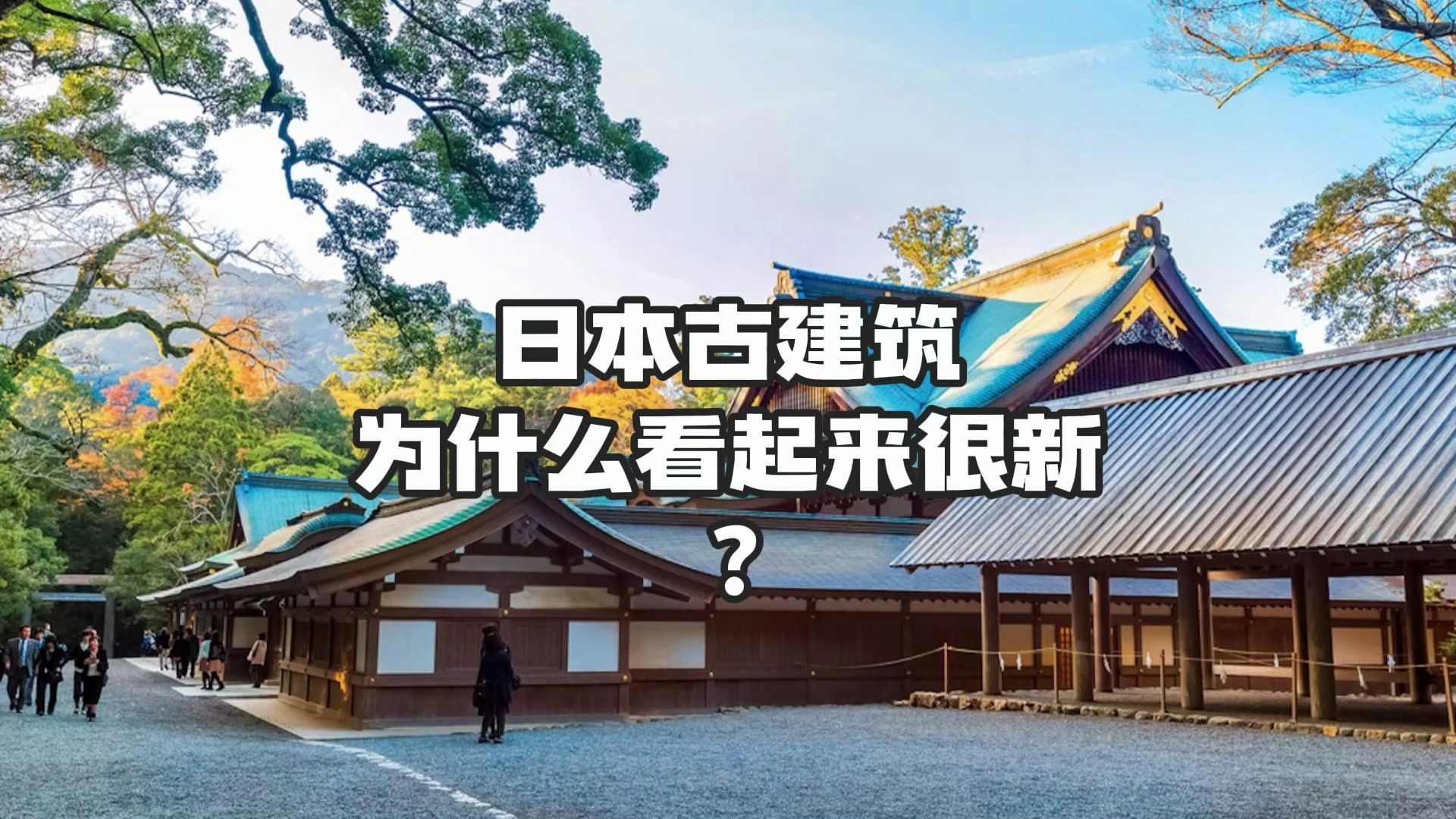 日本古建筑为什么看起来很新？