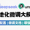 【DeepSeek+Unsloth】10分钟本地化微调DeepSeek模型，并且可视化训练全过程！实现无负担轻松上手！大模型|LLM|大模型微调