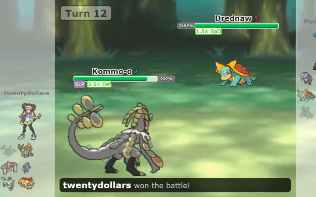 pokemonshowdownmonotype精彩对局三则