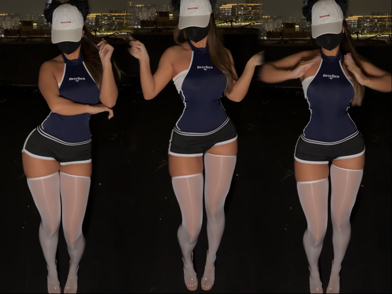 天台好冷，我穿着死库水好害怕啊