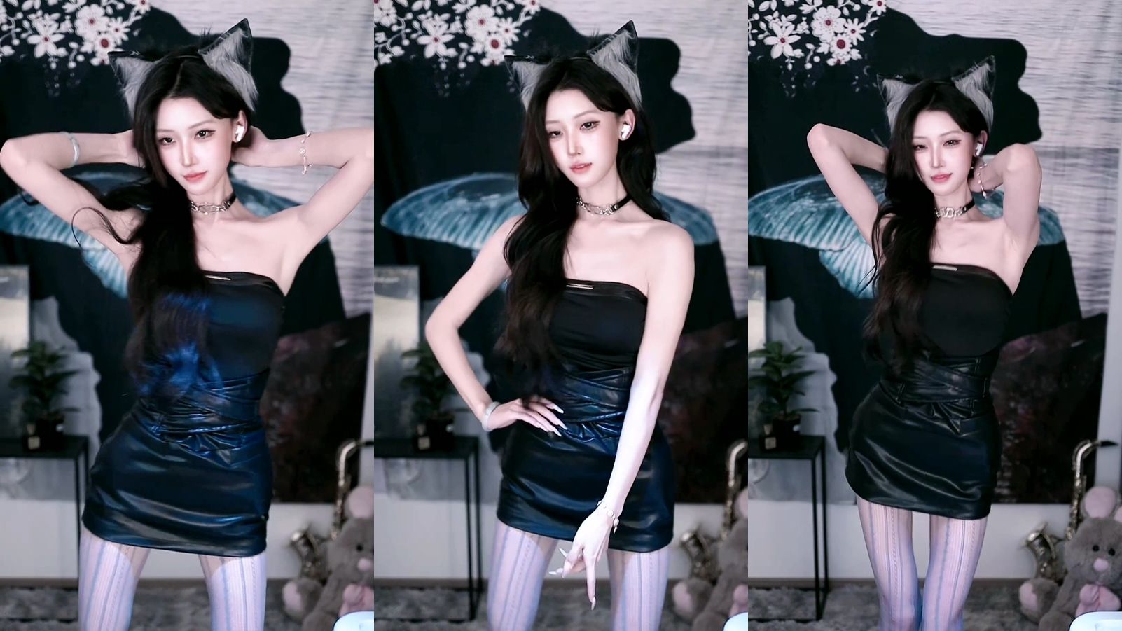 崽崽小天使 2025-03-19 她回归后最好看的一天了/竖条纹丝袜