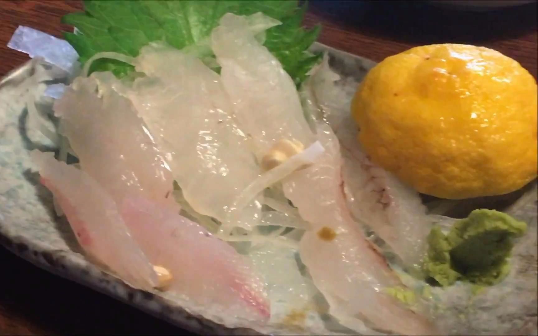 【日料刀工系列】红烟管鱼分解刺身