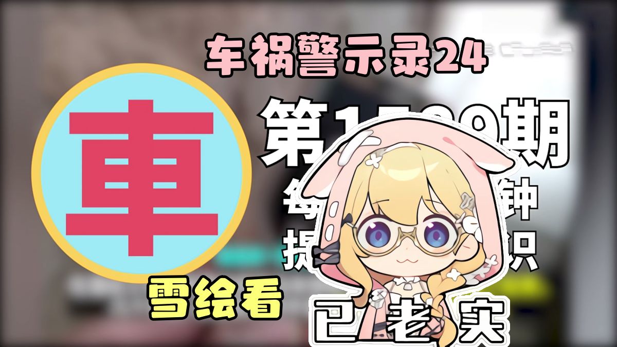 【雪绘】看《车祸警示录》合集24，小伙捡到宝马车钥匙，耗费3个月喜提宝马！结果被判10年！~