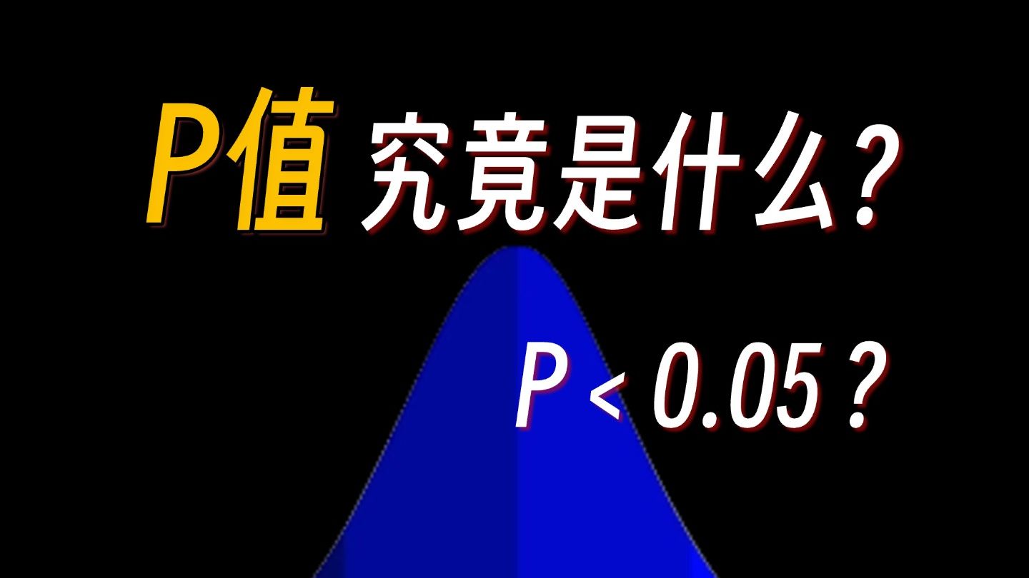 彻底搞懂P值：P< 0.05到底在告诉我们什么？