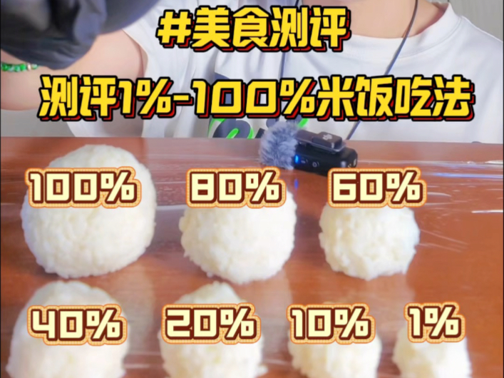 1%-100%米饭