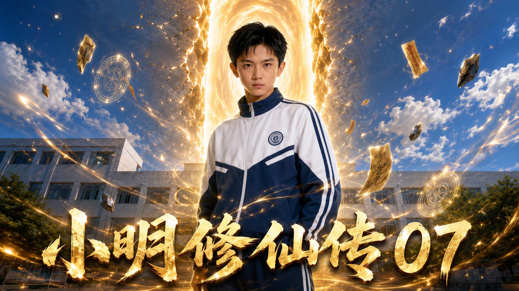 无敌的高中境小明【小明修仙传EP7】【AI全民制作人】