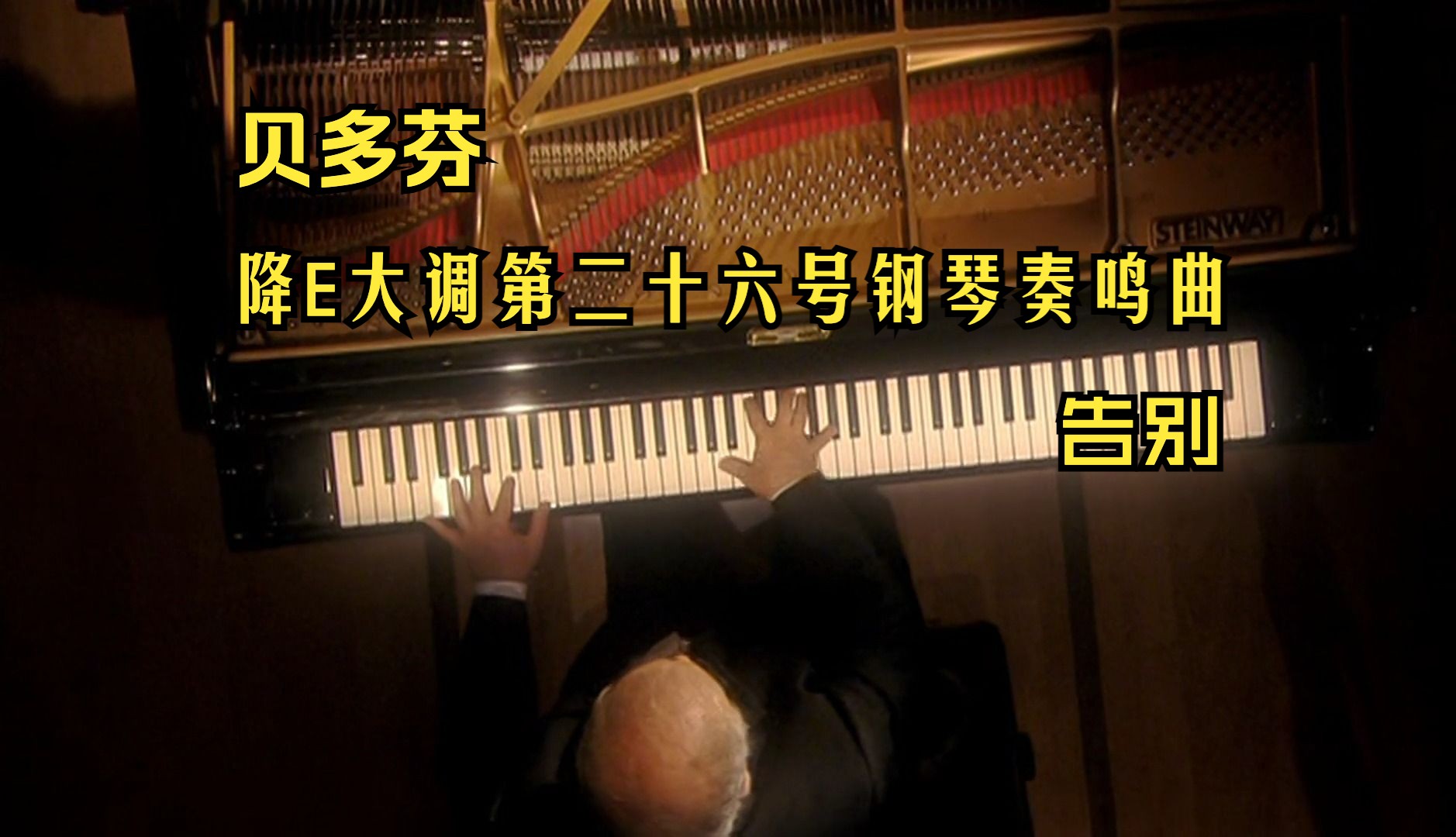 【贝多芬】降E大调第二十六号钢琴奏鸣曲「告别」 Op. 81a (巴伦博伊姆演奏)
