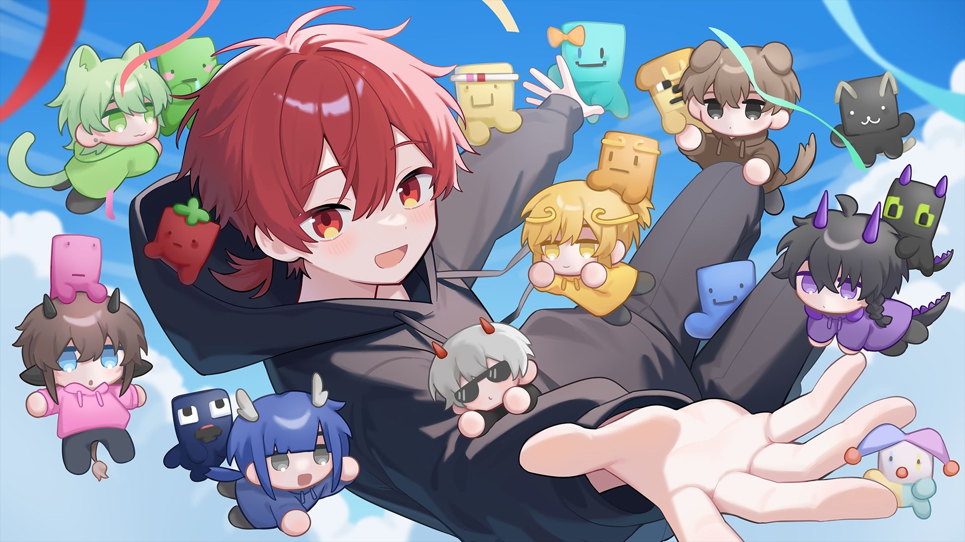 【夏天y录播】10.12 弹幕版+无弹幕版 我的世界：小地图 黎明杀机 无畏契约