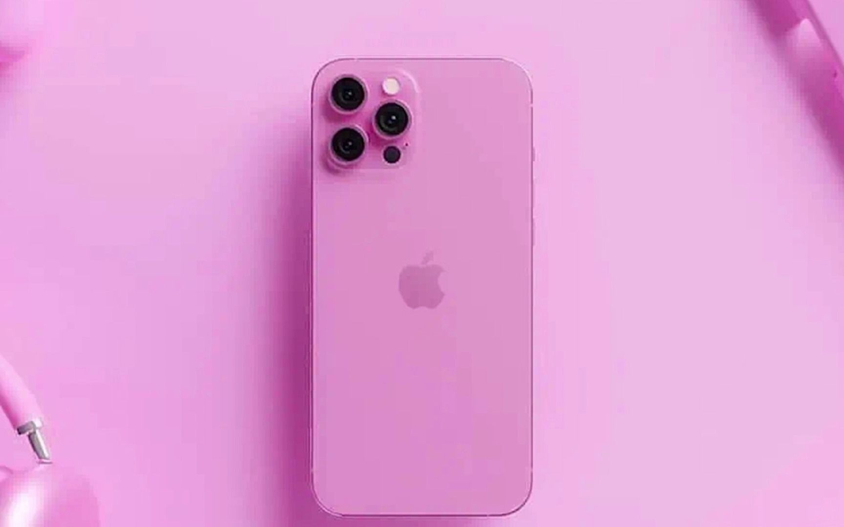 iPhone 13新增“玫瑰粉”色？原图来自艺术家创作_爱评测_科技头条_砍柴网
