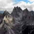 [4k]意大利白云石山脉 世界独一无二的奇山风景休闲放松片