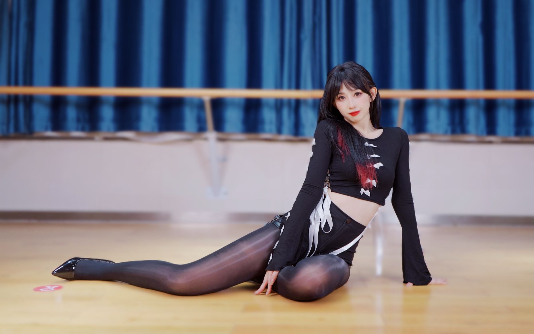 Vertical screen, super close, tears streaming down my face.