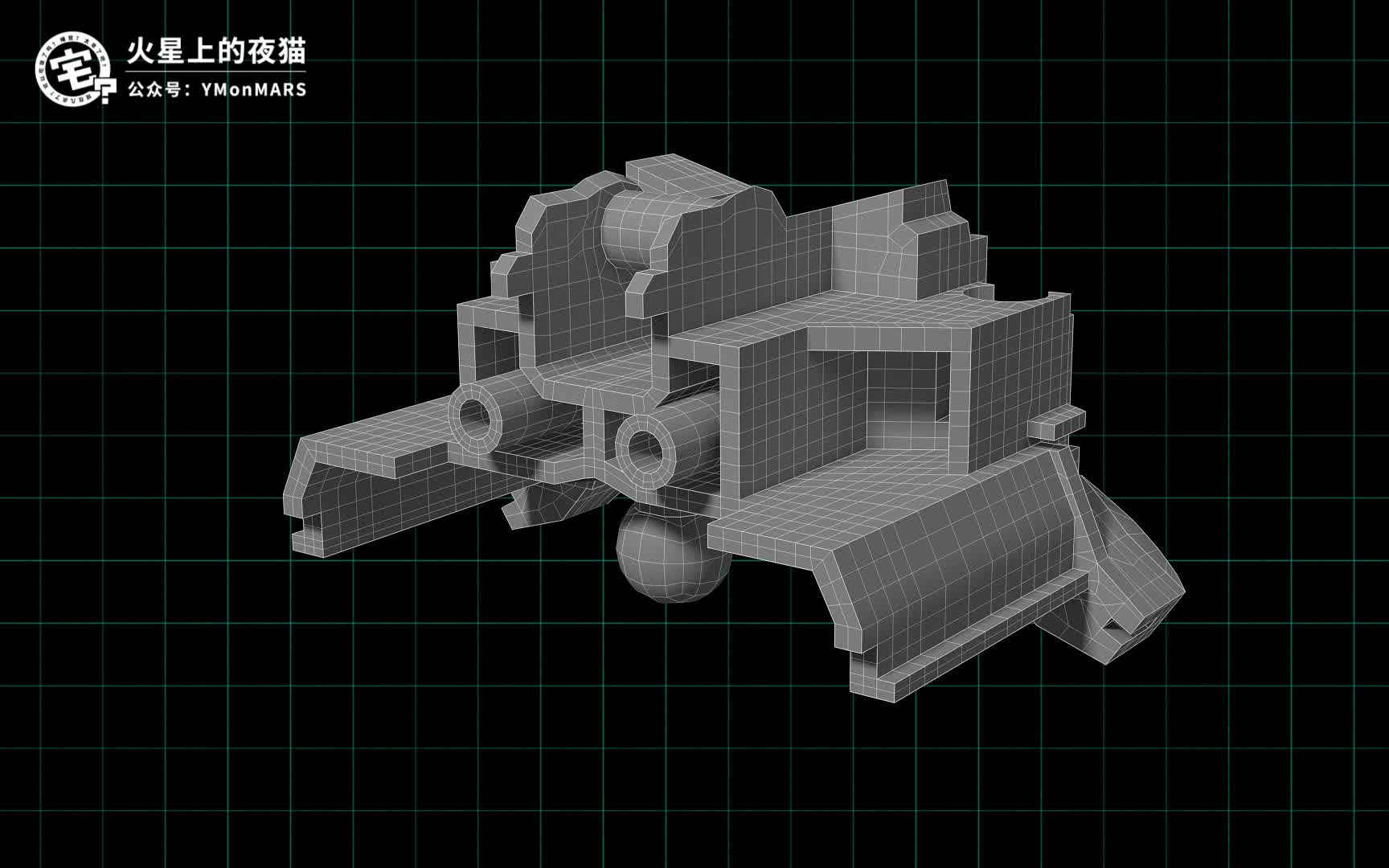 夜猫C4D多边形建模之?零件建模?哔哩哔哩bilibili