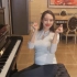 【吉娜】弹奏一首拉赫玛尼诺夫的钢琴曲送给大家！
