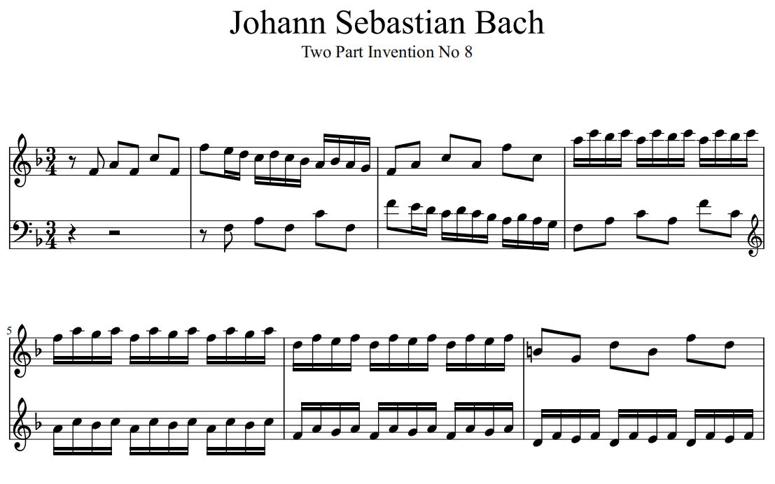 巴赫-二部创意曲第八首(BWV 779)演奏教程小样by Josh Wright-哔哩哔哩