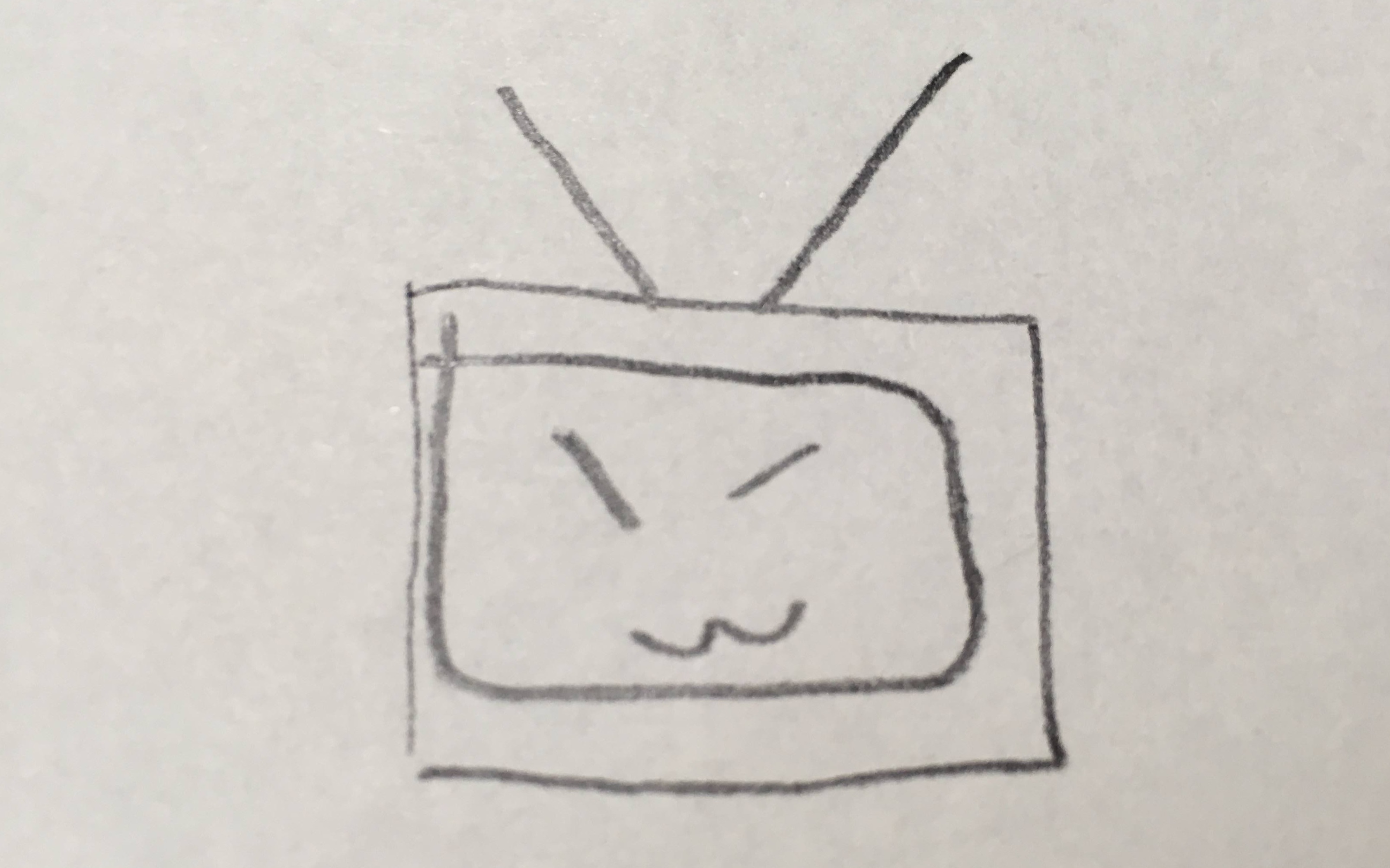 小电视bilibili 简笔画,bilibili小电视简笔画 教你画bilibili小电视!