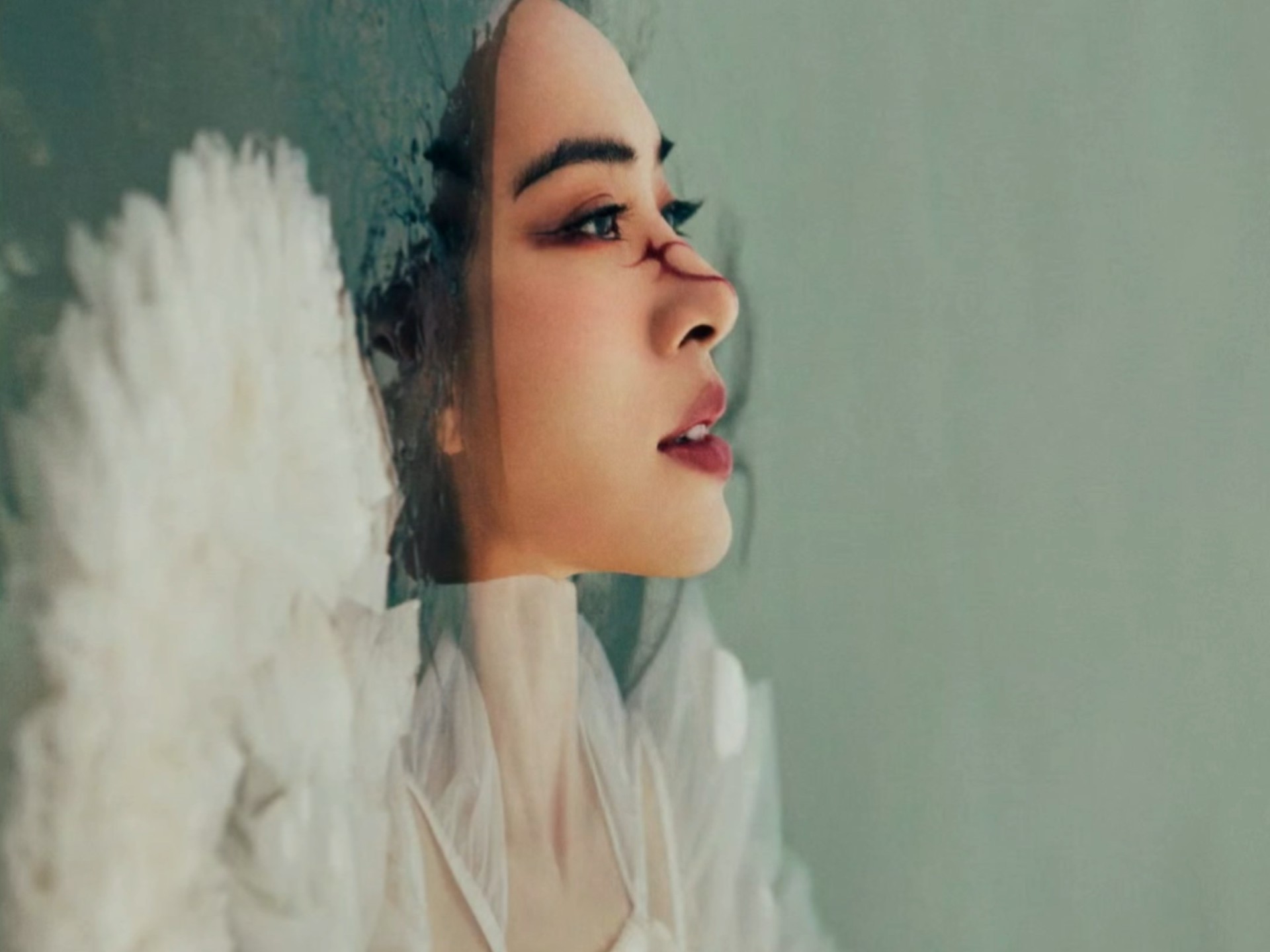 蔡依林在迪拜拍mv美照