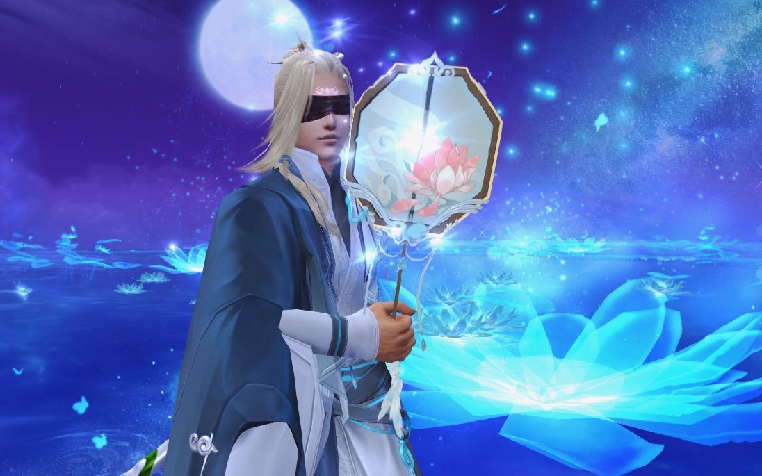 剑网三 鹤影天青盒子特效 水云寂·碧宵羽·瑶