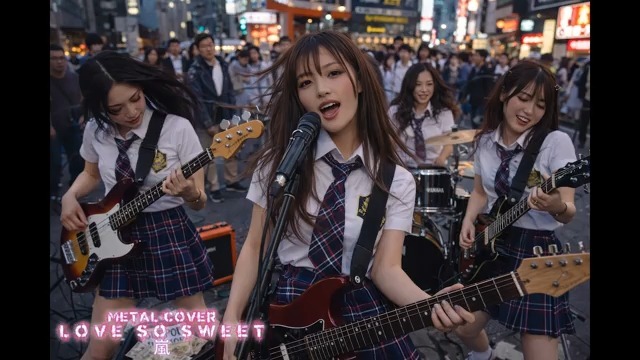 Love so sweet - 嵐 放課後女子バンドがメタルカバーしてみた