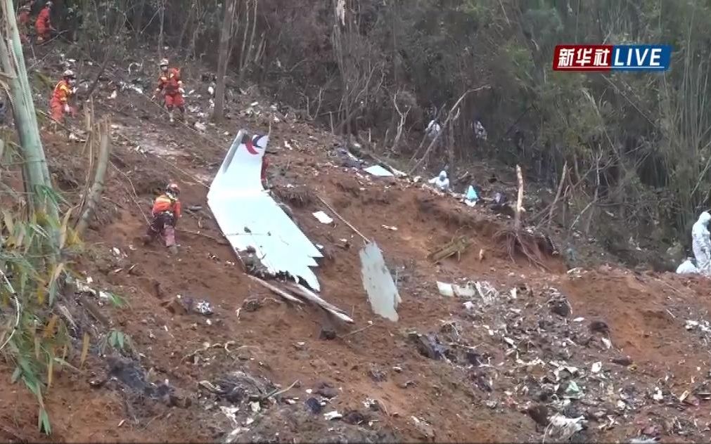 【搬运】新华社特别直播：直击广西藤县坠机事故现场，各方全力寻找另一部黑匣子！（20220324）