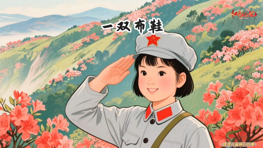 红色经典故事《一双布鞋》