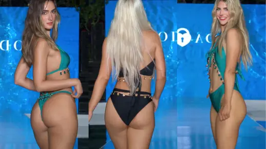 近距离观看国外比基尼泳装秀！