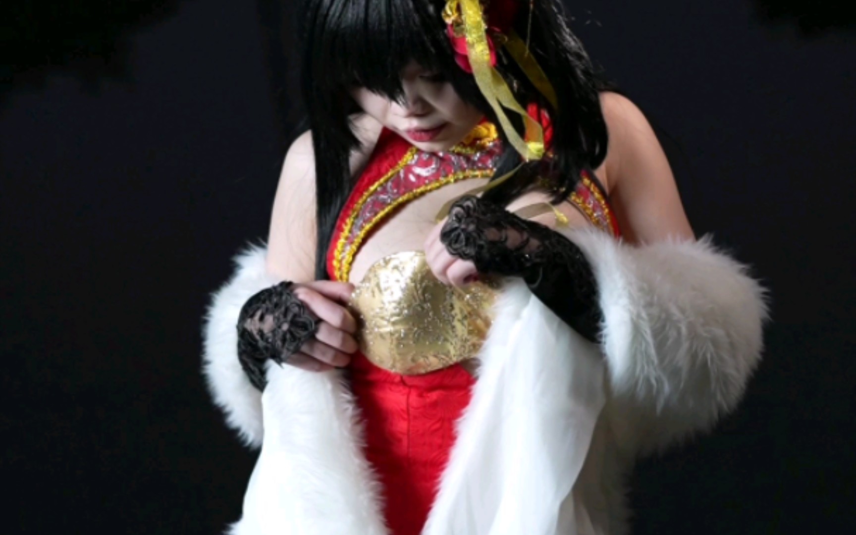 [Xiao Yao Da Feng cheongsam cos]-Beijing Blue Route cos night shoot scene photos