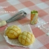 【关口真优】树脂黏土 甜瓜面包 制作方法 ★ ① ★How to make miniature Melon bread