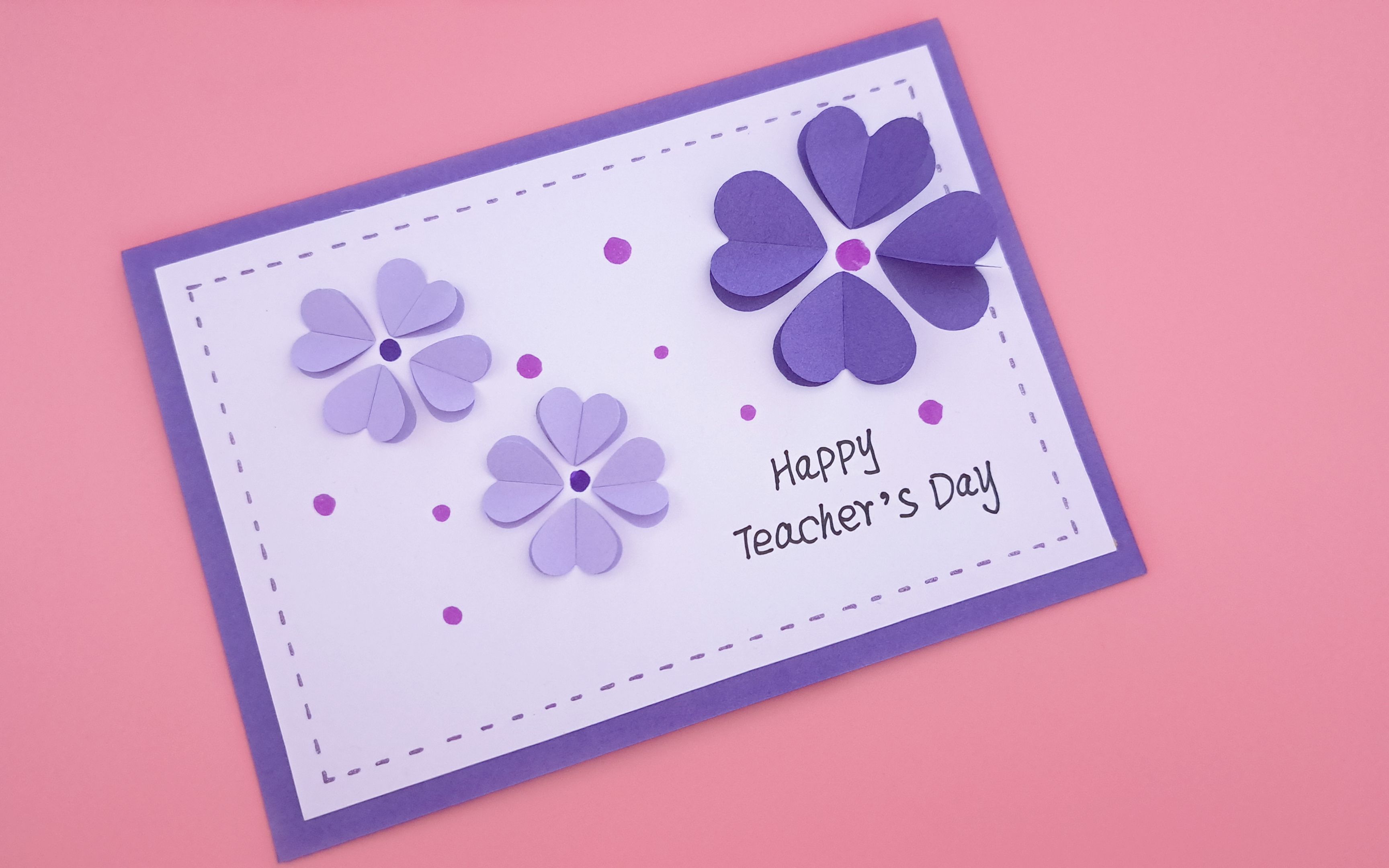 教师节快到了，自制漂亮的教师节手工贺卡，给老师一个惊喜