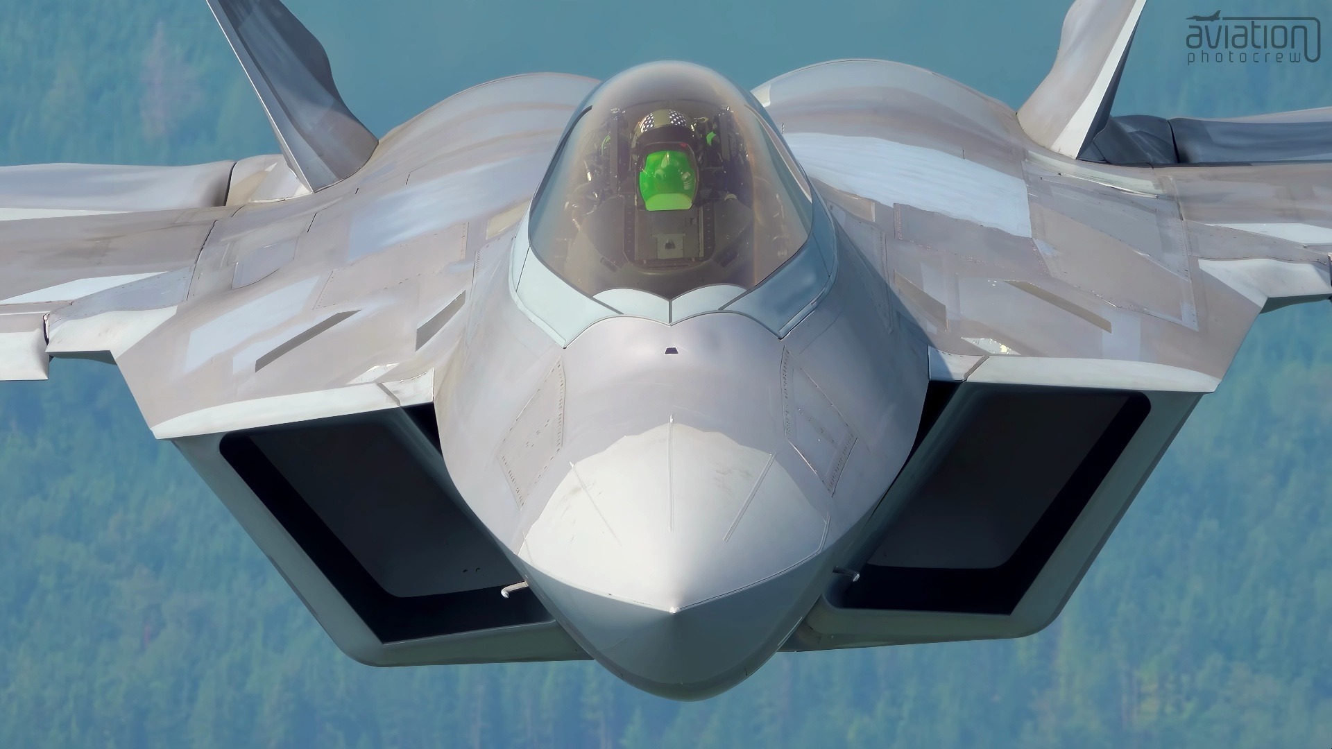 【独家修复/8K极清】F22猛禽空对空视角