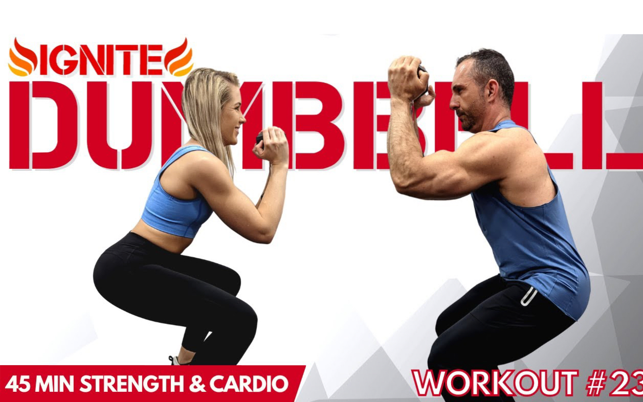 【COACH ALI】50分钟哑铃力量塑形训练 IGNITE 23_哔哩哔哩_bilibili